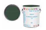 Mixed Paint For Triumph Toledo, Almond Green 72, Code: 72, Green