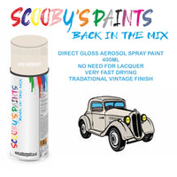 High-Quality ALPINE/SAVARINE WHITE Aerosol Spray Paint NUC For Classic Rover 25- Paint for restoration high quality aerosol sprays