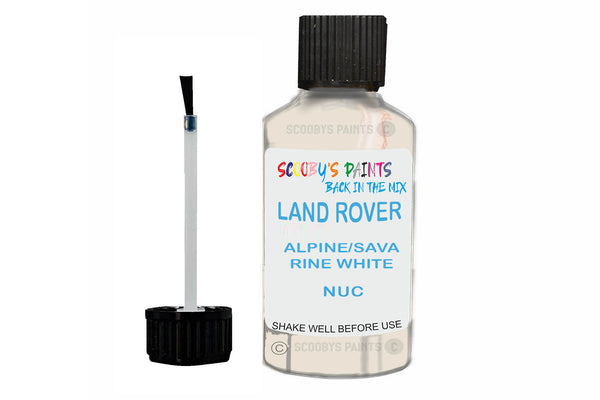 Mixed Paint For Land Rover Vogue, Alpine/Savarine White, Touch Up, Nuc