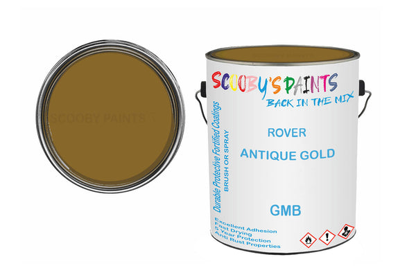 Mixed Paint For Morris Marina, Antique Gold, Code: Gmb, Brown-Beige-Gold