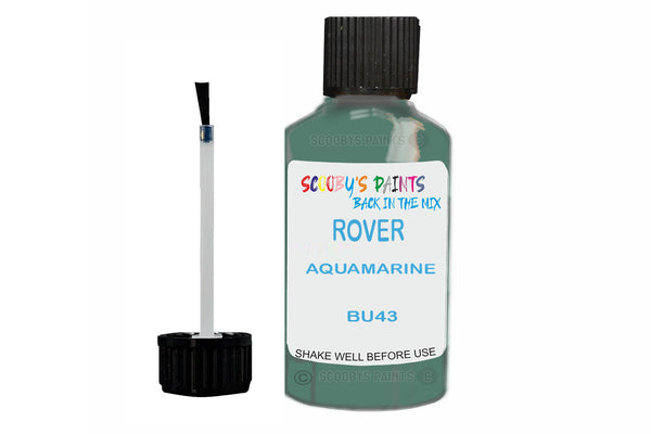 Mixed Paint For Rover Vitesse, Aquamarine, Touch Up, Bu43