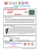 AQUAMARINE Aerosol Spray Paint Code BU43 Classic MG Model Magnette Automotive Restorative Paint Vehicle Touch-Up MG BU43 Paint Car Restoration DIY Auto Painting Classic Car Refinishing High-Quality Spray Paint Automotive Finish Vehicle Restoration Supplies Custom Car Paint Auto Body Paint Aerosol Can Automotive Refinishing Paint for Classic Cars