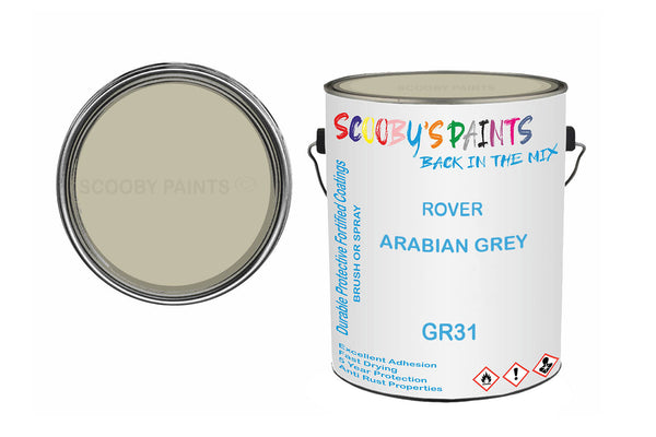 Mixed Paint For Mg Mgb, Arabian Grey, Code: Gr31, Grey