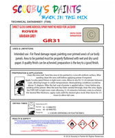 ARABIAN GREY Aerosol Spray Paint Code GR31 Classic ROVER Model A60 Cambridge Automotive Restorative Paint Vehicle Touch-Up ROVER GR31 Paint Car Restoration DIY Auto Painting Classic Car Refinishing High-Quality Spray Paint Automotive Finish Vehicle Restoration Supplies Custom Car Paint Auto Body Paint Aerosol Can Automotive Refinishing Paint for Classic Cars