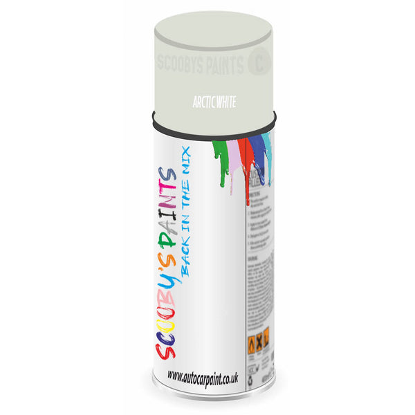 Mixed Paint For Austin Ambassador Arctic White Aerosol Spray A2