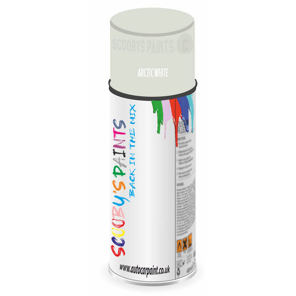 Mixed Paint For Rover Maestro Arctic White Aerosol Spray A2