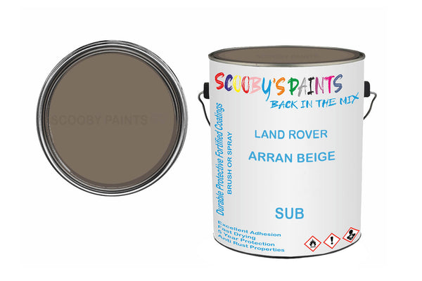 Mixed Paint For Land Rover Range Rover, Arran Beige, Code: Sub, Beige