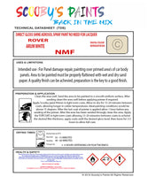 Austin ARUM WHITE Spray or Brush Paint For Classic Austin Model Metro Restore my Old Austin