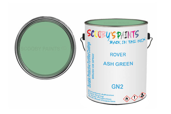Mixed Paint For Triumph Spitfire, Ash Green, Code: Gn2, Green