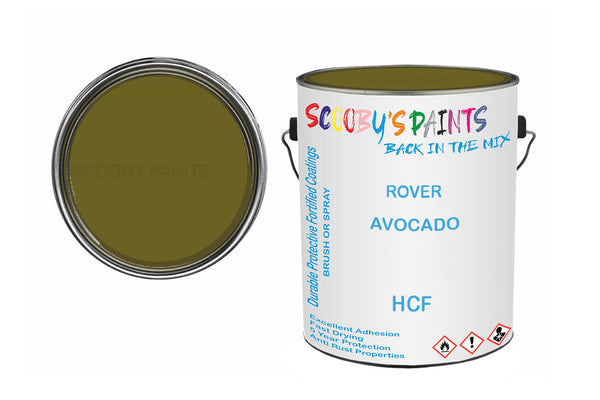 Mixed Paint For Mg Mgb, Avocado, Code: Hcf, Green