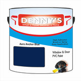Denny's Plastic Paint For Pvc Colour- Aero Anchor Blue - Adhesion Tough Colour-Hold