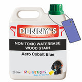 Denny's Stain Paint For Decking Colour- Aero Cobalt Blue - Anti-Slip Weatherproof Nourish
