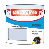 Denny's Plastic Paint For Pvc Colour- Aero Coolant Blue - Adhesion Tough Colour-Hold