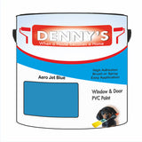 Denny's Plastic Paint For Doors Colour- Aero Jet Blue - Scuffproof Wipeable Durable