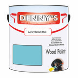Denny's Wood Paint For Decking Colour- Aero Titanium Blue - Anti-Slip Weatherproof Durable
