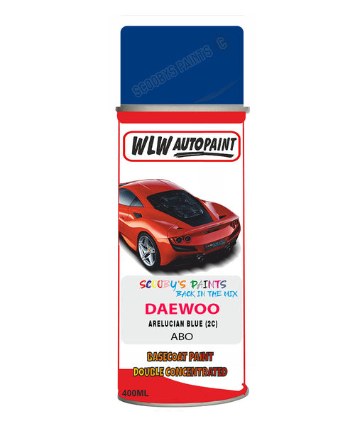 Daewoo Mus-Light Grey Aerosol Spray Paint Code Abo Basecoat Spray Paint