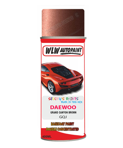 Daewoo Grand Canyon Brown Aerosol Spray Paint Code Gqj Basecoat Spray Paint