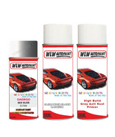 Daewooall Models Skid Silver Complete Aerosol Kit With Primer And Lacquer