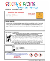 Instructions For Use Daewoo Nubira Highway Yellow