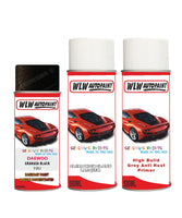 Daewooprince Granada Black Complete Aerosol Kit With Primer And Lacquer