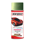 Daewoo Brilliant Green Aerosol Spray Paint Code 48U Basecoat Spray Paint