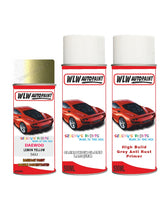 Daewoolanos 2 Lemon Yellow Complete Aerosol Kit With Primer And Lacquer