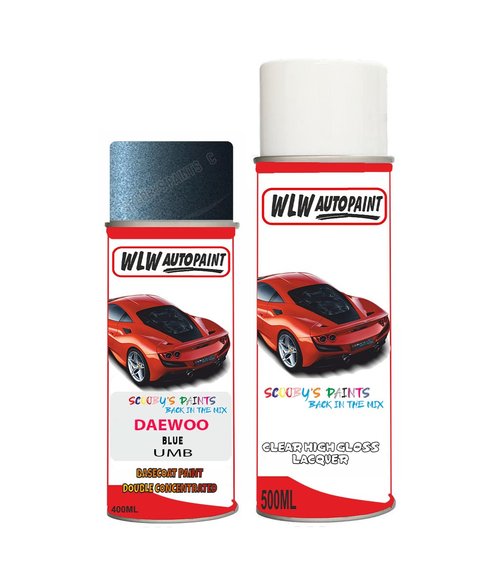 Aerosol Spray Paint For Daewoo Blue Matiz Blue Paint Code Umb – Auto ...
