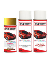 Daewoomatiz Golden Yellow Complete Aerosol Kit With Primer And Lacquer
