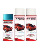 Daewoomatiz Ocean Blue Complete Aerosol Kit With Primer And Lacquer