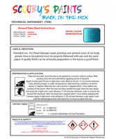 Instructions For Use Daewoo Matiz Ocean Blue