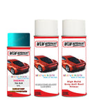 Daewoomatiz Teal Blue Complete Aerosol Kit With Primer And Lacquer