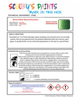 Instructions For Use Chevorlet Aveo Apple Green