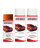 Chevrolet Trax Orange Rock Complete Aresol Kit With Primer And Lacquer
