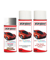 Chevrolet Cruze Poly Silver Complete Aresol Kit With Primer And Lacquer
