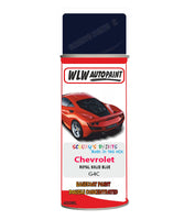 Chevrolet Royal Solid Blue Aerosol Spraypaint Code G4C Basecoat Spray Paint