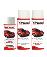 Chevrolet Aveo Snowflake White Complete Aresol Kit With Primer And Lacquer