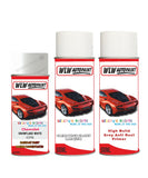 Chevrolet Aveo Snowflake White Complete Aresol Kit With Primer And Lacquer