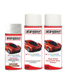 Chevrolet Malibu Snowflake White Complete Aresol Kit With Primer And Lacquer