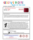 Instructions For Use Chevorlet Trax Velvet Red