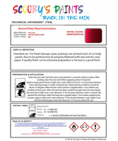 Instructions For Use Chevorlet Cruze Crystal/Impuls Red