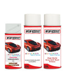 Chevrolet Nubira Casablanca White Complete Aresol Kit With Primer And Lacquer