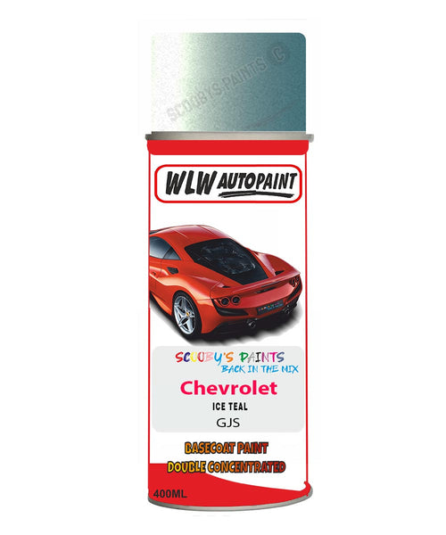 Chevrolet Ice Teal Aerosol Spraypaint Code Gjs Basecoat Spray Paint