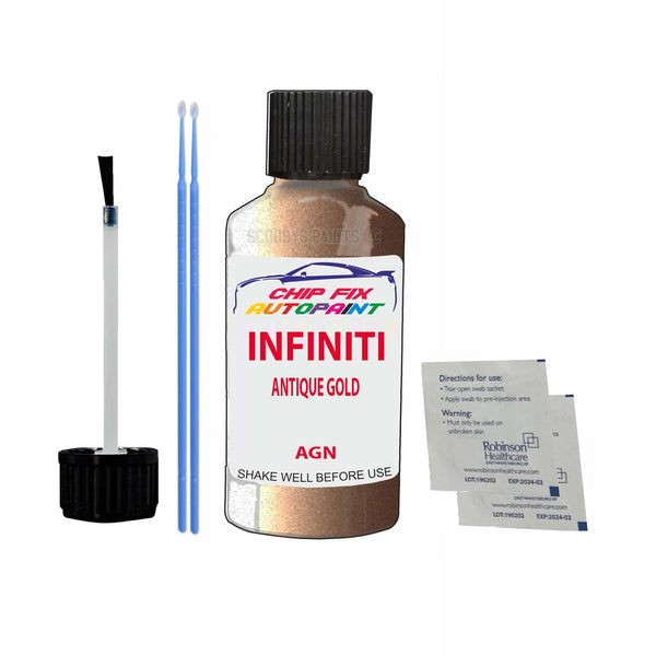 Infiniti All Models Antique Gold Touch Up Paint Code Agn