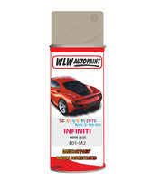 Infiniti Beige (2)(7) Aerosol Spray Paint Code E01-M2 Basecoat Aerosol Spray Paint