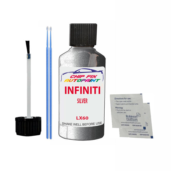 Infiniti All Models Silver Touch Up Paint Code Lx60