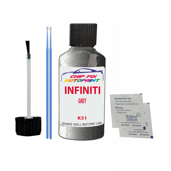 Infiniti Ex Grey Touch Up Paint Code K51