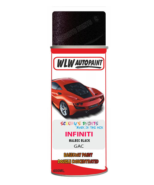 Infiniti Malbec Black Aerosol Spray Paint Code Gac Basecoat Aerosol Spray Paint