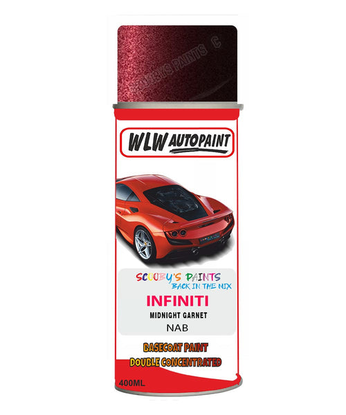 Infiniti Midnight Garnet Aerosol Spray Paint Code Nab Basecoat Aerosol Spray Paint