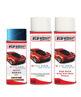 Infiniti All Models Medium Blue Complete Aerosol Kit With Primer And Lacquer