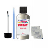 Infiniti Fx35 Yellow Silver Touch Up Paint Code K32